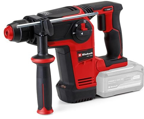 Einhell Professional Akku-Bohrhammer TP-HD 18/26 Li BL-Solo Power X-Change (18 V, Brushless, 2,6 J, SDS-plus, 26 mm Bohrleistung in Beton, 4 Funktionen, Koffer, ohne Akku)