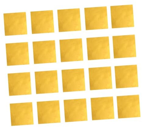VILLFUL 150stücke Goldfolienpapier Pro Beutel Kreativer Aufkleber Goldfolienimitat Für Kunsthandwerk Rahmen Wände Und Decken