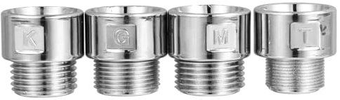 Lurrose 4pcs Adapter for Shower Hose Faucet Hose Connector Hosepipe Tap Adapter Nozzle Easy to Use Plastic