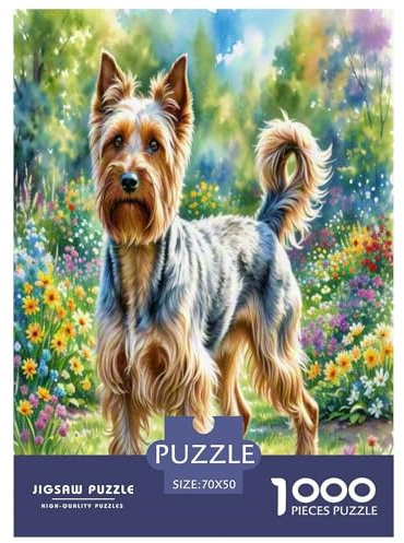 Draht Fox Terrier 1000 Teile Klassische Puzzle Für Die Ganze Familie, Teile Passen Perfekt Zusammen, Geschicklichkeitsspiel, Pädagogisches 70x50cm/1000pcs