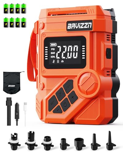 BAVIZZN 22PSI Akku Sup Elektrische Pumpe 12V Sup Pumpe Elektrisch Mit Akku