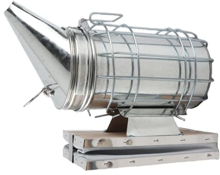 Generic Affumicatore per Api in Ferro Affumicatore per Api in Ferro con Scudo Termico Protettivo per L'apicoltura e la Gestione Dell'alveare