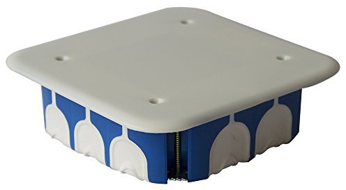 Zenitech BLM BLI690124 Boîte de dérivation étanche 120 x 120 x 40 avec couvercle, Bleu