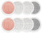 LeadCon 8 Pack Upgrade S6002UK Replacement Steam Mop Pads Compatible with Shark S6002UK S6002UKSB S7201BRNUK, Steam Scrub Cleaning Pads 2 Twist Pads+4 Scrubby Pads+2 Heavy Scrub Pads