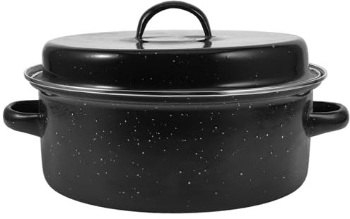 Toddmomy Roasting Pot BBQ Grill Mesh Lid Turkey Cooker Roasting Pan Lid Cooking Pot