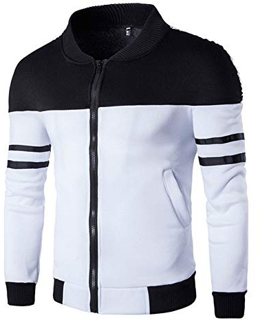 ZRYAZQ Bombers Homme Veste Moto Homme Homologué Survetement Garcon Ensemble Jogging Homme Sweat Homme Sans Capuche Coupe Vent Homme IdéE Cadeau Homme Sweat Zippé Homme Combinaison De Travail Homme