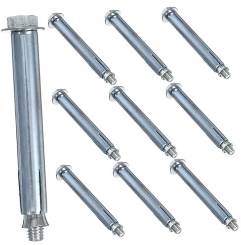 jojofuny 10piezas Tornillo De Bloqueo De Tierra Perno De Expansión Para Reductores De Sujetadores De Anclaje Para Rampas De Estacionamiento
