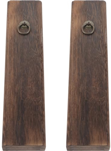 2 x Vasen, Wandvasen aus Holz, Blumenvase, hängende Holzvase, für Heimdekoration