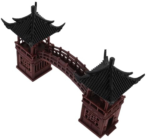DECORNIJIA Mini Pagoda Giapponese Decorazione Giardino Zen Statua di Pagoda in Miniatura per Micro Paesaggio Acquario Accessori Giardino Bonsai