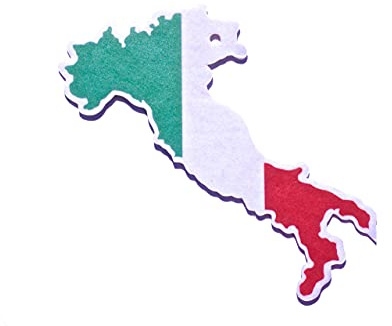 Car Air Freshener Hanging Flag of Italy Smell Fragrance Green Apple