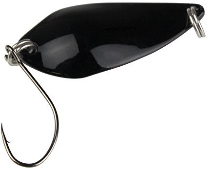 Fishing Tackle Max Unisex – Erwachsene 10C5200056C10 FTM Spoon Rock 4,2g-Löffelblinker zum Spinnfischen, Forellenblinker, Forellenköder, Blinker zum Forellenangeln, Farbe:schwarz/UV weiß, Bunt, Normal