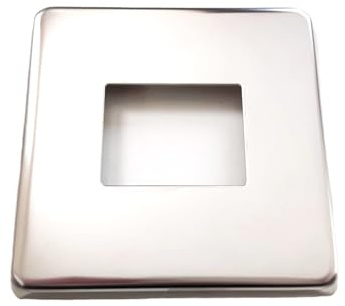 Light Switch Cover Plate Conversion in Victorian Chrome Single/Double Stick on (Double Light Switch Cover Plate)
