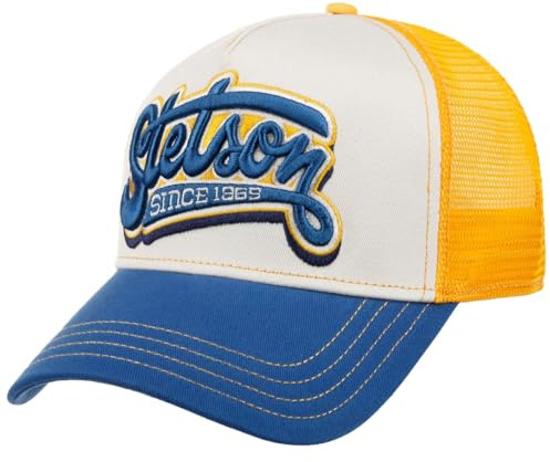 Stetson Lettering Trucker Cap Retro Herren Frühjahr Sommer