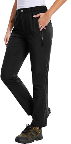 WORK IDEA Damen Sommer Wanderhose Ultradünn & Schnelltrocknend – Leichte Outdoor-Hose für Trekking und Yoga – Elastisch, Atmungsaktiv