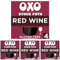 OXO Stock Pots Rich Flavoursome Blend of Red Wine, 4 x 20 g (80 g) (Pack of 4)