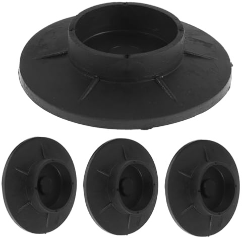 Washer Dryer Anti Vibration Pads Rubber Feet Black 4pcs | Wide Compatibility for Home Use and Rvs, Wear Resistant Build, Non-slip Sturdy Support