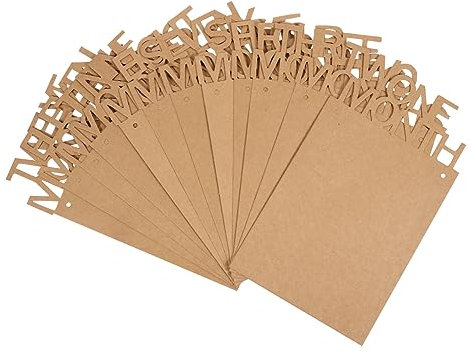 SOLUSTRE 1satz Foto Girlande Für Ersten Geburtstag Monate Erinnerungsbanner Aus Kraftpapier Dekoration Für Babypartys Und Foto-events