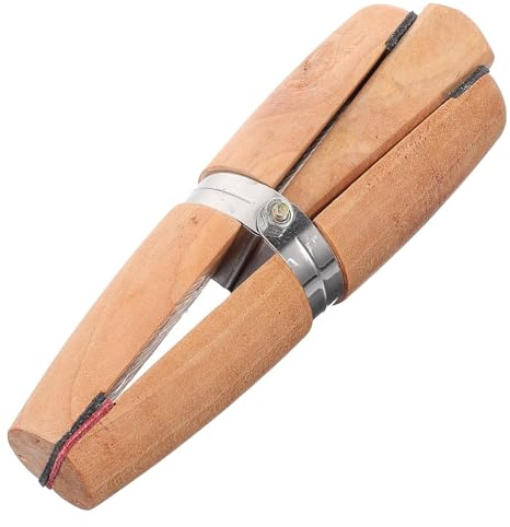 Cabilock Wooden Ring Clamp for Jewelry Tools for Ring Making and Repairing Craft Jewelry Making Accessories