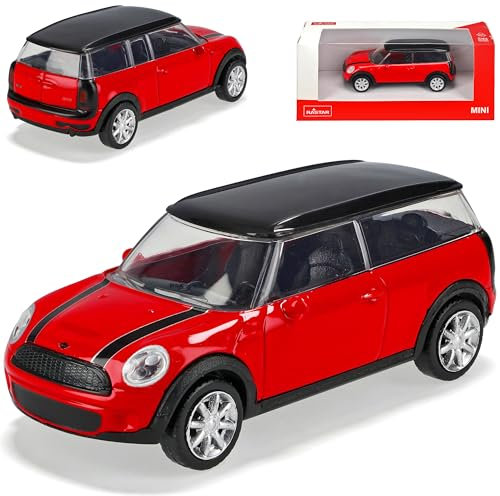 rastar Mini Cooper S Clubman Rot 1/43 Modell Auto Modellauto