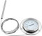 DRELD Oven Thermometer with 150cm Stainless Steel Probe - High-Temperature BBQ & Pizza Oven Gauge (0-600℃) Grill Thermometer for Grills, Wood-Fired Ovens, BBQ, Baking