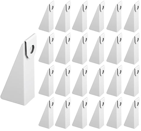 per grondaia, confezione da 25 cunei angolari in alluminio per sistemi di grondaie da 12,7 cm, deviatore affidabile per il miglioramento della casa, drenaggio del tetto, edifici residenziali