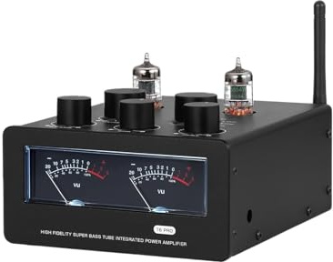 T6PRO HiFi Röhrenverstärker Bluetooth Vakuumröhren-Endstufe 300W+300W mit VU-Meter