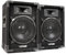 MAX Max8PAIR Paire d'Enceintes Passives 8 - Puissance 400 Watts, 88dB, Caisse Solide pour Le Transport, Larges Poignées et Coins de Protections, Parfait pour Utilisation Mobile