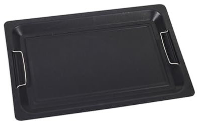 Sartén Cuadrada para Barbacoa Gruesa de Acero Negro 30x25