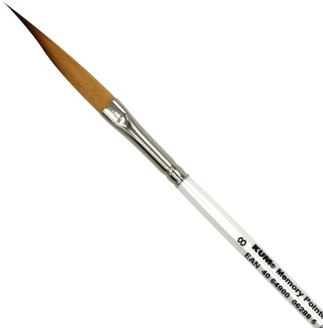 KUM 5145311 - Akvarellpensel Memory Point Sword Flat, storlek 5, 1 konstnärspensel
