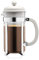 Bodum CAFFETTIERA Kaffeebereiter (French Press System, Permanent Edelstahlfilter, 1,0 liters) cremefarben, Creme