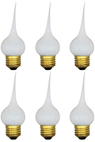 Creative Hobbies® 7194WSA Large Medium Base Silicone Light Bulbs, 7.5 Watt, Individually Boxed, Wholesale Pack of 6 Bulbs