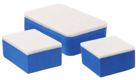 HEALEEP Lingettes Nettoyantes Pour Film D'huile Voiture 3 Pièces, Accessoire Nettoyage Pare-brise Et Vitres, Rouge, Utilisation Humide Ou Sèche, Convient Pour Entretien Automobile