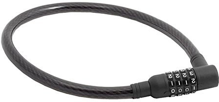 Fahrrad Zahlenschloss ACL-69 700mm Stahlseil 15 mm universal schwarz