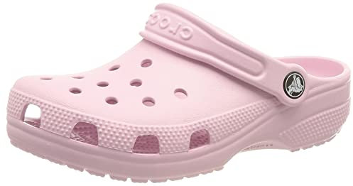 Crocs Classic Clog T, Zoccoli Unisex - Bambini e ragazzi, Ballerina Pink, 23/24 EU