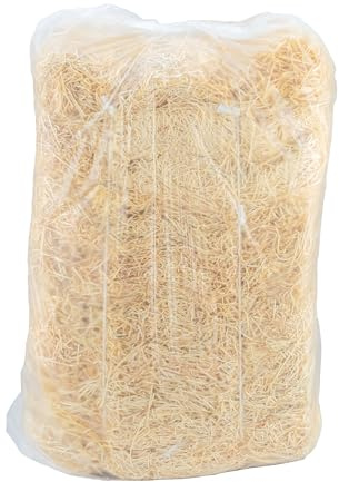 IMBALLAGGI 2000-15Kg Trucioli Legno Naturale Inodore, Paglia per Cesti Natalizi, Regali di Natale e Confezione Regalo, Riempimento Imballaggio per Spedizioni Pacchi, Paglietta Decorativa per Scatole