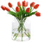 Clear Vases for Centerpieces Glass Innjoii - Large Vase Wide Flower Vintage Modern Big Mouth Giant Home Decor, Bouquet for Wedding Living Room Dining Table