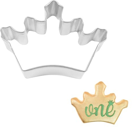 R y M cortador de galletas, 3,5 pulgadas, corona coronación, tinplated acero