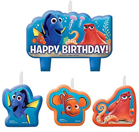 Finding Dory Party Supplies - Birthday Candle Set