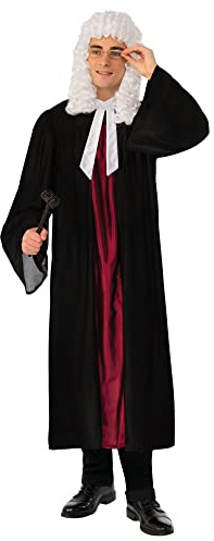 Bristol Novelty AC223 Supreme Court Judge's outfit | för män | svart domarrock kostym, 100 – 100 cm