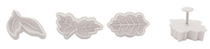Mason Cash Set Of 4 Leaf Plunger Cutter Set
