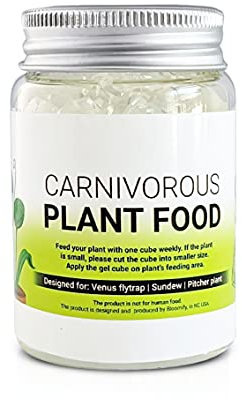 Venus Flytrap Food, Solid Gel Carnivorous Plant Food, 2.5OZ. Designed for Venus Fly Trap, Sundew, Pitcher Plants and Other Carnivorous Plants