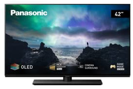 Panasonic TX-42LZ800E, Televisor OLED 4K 42 Pulgadas, Alto Rango Dinámico (HDR), Cinema Surround, Dolby Atmos y Dolby Vision, Procesador HCX Pro AI, Google Assistant
