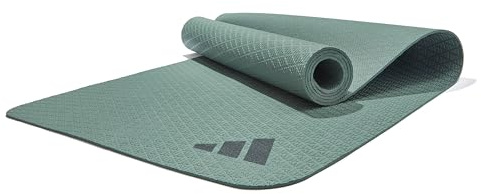 adidas Tappetino da yoga, ecologico, antiscivolo, superficie testurizzata durevole