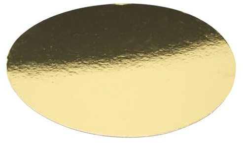 Lily cook Lot de 2 Supports à Gâteau Ronds 30 cm Élégants Or | Métal, lot de 2 supports à gâteau ronds, 30 cm, élégants et pratiques, anniversaires et fêtes, présentation, or