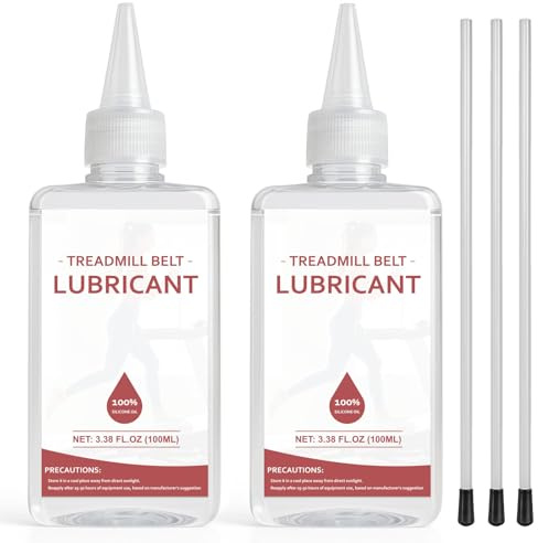 LAMXIN Löpbandsolja 200 ml, slitstark och stabil, minskar friktion, silikonolja, lämplig för alla typer av löpband (med 3 rör)