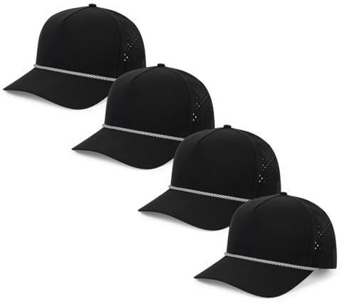 Quick Dry Baseball Cap Snapback Hats Mesh Trucker Hat for Men Women Water-Resistant Outdoor Golf Hat Ball Cap