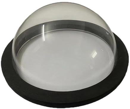 MotiveTech Aquarium en Forme de Dôme avec Jardin Flottant pour Plantes, Anneau d'alimentation pour Poissons, Bassin/étang en Acrylique Transparent avec Dôme