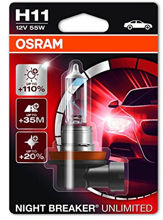 OSRAM H11 Glühlampe Fernscheinwerfer 55W Fernlicht Halogen Birne 64211NBU