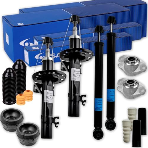 4x SACHS Stoßdämpfer Domlager 2X PROTECTION für vorne + hinten RAP