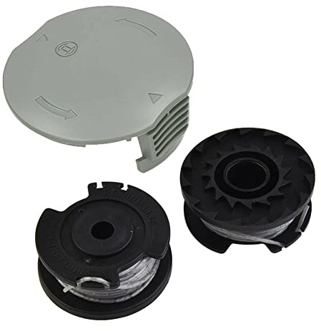 QOXEZY Grass Trimmer Spool & Line Set for Bosch Easy Grass Cut 23 26 18 18-230 18-260 18-26 F016800569 F016800385 F016F05320, 1.6 mm Line String Trimmer Spool for Bosch